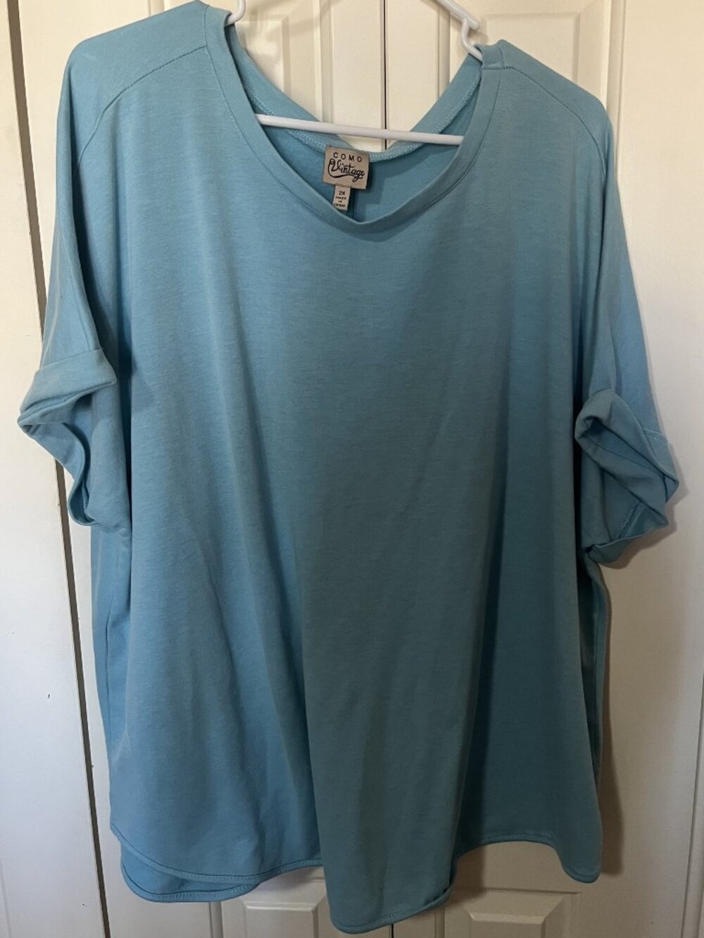 Como Vintage Blue (Aqua) 2x Top